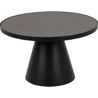 Ebuy24 Sun Couchtisch Ø65 cm schwarz.