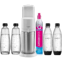 SodaStream Duo, Edelstahl, Weiß, 1 l, 60 l