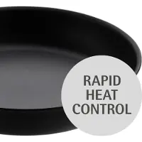 WMF 17.0528.6021, Schwarz, Edelstahl, Edelstahl, Duraquarz, Keramik, Elektro, Gas, Halogen, Induktion, Edelstahl, Deutschland