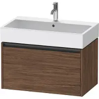 Duravit Waschtischunterschrank Ketho.2 78,4x46cm, Nussb dkl., 1 Ausz., wandhängend
