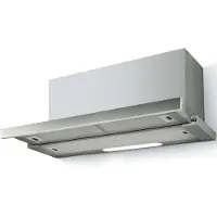 Elica 90 cm breite, einziehbare dunstabzugshaube, 63 db, 535 m³/h, edelstahl ELITE35GRIXA90