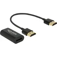DeLOCK 0.15m, HDMI/VGA, 0,15 m, HDMI, VGA (D-Sub), Männlich, Weiblich, 1920 x 1200 Pixel