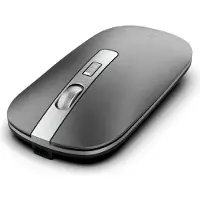 Inca Maus kabellos Bluetooth Optisch 1600 DPI Wireless Funkmaus Grau