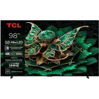 TCL 98C7K, 2,49 m (98"), 3840 x 2160 Pixel, QD-Mini LED, Smart-TV, WLAN, Metallisch