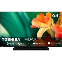 Toshiba 43UV3363DA Fernseher 43 Zoll Smart TV, VIDAA 4K UHD, HDR, Triple-Tuner, LED TV (2026)