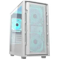 Cougar Uniface Mini RGB, Mini Tower, PC, Weiß, micro ATX, Mini-ITX, Gaming, Multi