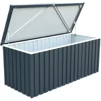 Duramax Metall Gerätebox Garten Aufbewahrungsbox Kissenbox 770 l, 174 x 73 x 73 cm