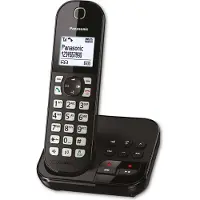 Panasonic KX-TGC460GB, DECT-Telefon, Kabelloses Mobilteil, Freisprecheinrichtung, 120 Eintragungen, Anrufer-Identifikation, Schwarz