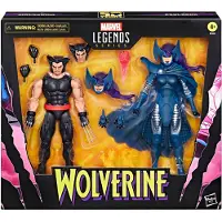 Hasbro Marvel Legends Wolverine Psylocke 50. Jubiläumsaktion &amp; 2 Pack Figur 15 Cm
