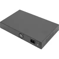 Digitus 24-Port-Fast-Ethernet-PoE-Switch, 2 Gigabit-Uplinks (RJ45 / SFP), Gigabit Ethernet (10/100/1000), Vollduplex, Power over Ethernet (PoE), Rack-Einbau, 1U