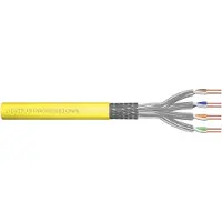 Digitus CAT 7A S/FTP Verlegekabel, 1000 m, Simplex, Dca-s1a d1 a1, GHMT PVP , 1000 m, Cat7a, S/FTP (S-STP), Gelb