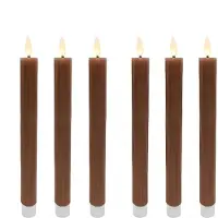 Relaxdays 6x LED-Stabkerzen