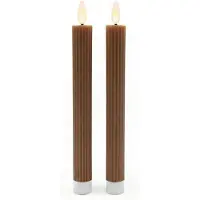 Relaxdays 2x LED-Stabkerzen