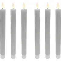 Relaxdays 6x LED-Stabkerzen