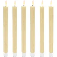 Relaxdays 6x LED-Stabkerzen