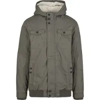 Brandit schlichte Herren Jacke mit Baumwolle Khaki
