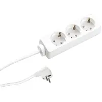 Bachmann 387.270S SELLY 3xCEE7/3 weiß Strom 1,5m CEE7/7 387270S