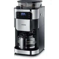 Severin KA 4813 - Kaffeemaschine - Schwarz/Edelstahl 15Bar Pumpen-Espresso