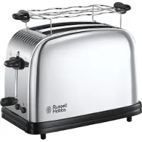 Russell Hobbs Toaster [für 2 Scheiben] Victory Edelstahl (extra breite Toastschl