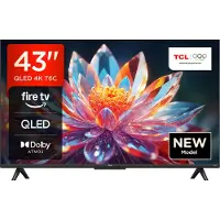 TCL T6C 43T6C, 109,2 cm (43"), 3840 x 2160 Pixel, QLED, Smart-TV, WLAN, Metallisch