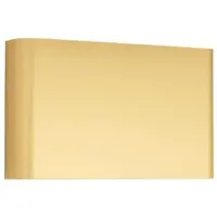 Licht-Erlebnisse Wandleuchte Aluminium Up Down 25 cm breit in Gold G9 2-flammig eckig Modern Wandlampe