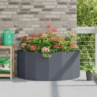 Prolenta Maison Exclusive - Pflanzkübel Anthrazit 120 x 60 x 50 cm Stahl