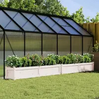 Prolenta Maison Exclusive - Pflanzkübel 2 Stk. Weiß Massivholz Kiefer