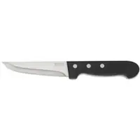WAS Steakmesser Set mit ABS Kunststoffgriff, 25 cm, Set á 6 Stück, ABS Kunststoff, Chromstahl 13/0