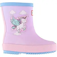 Hunter Regenstiefel Unisex Rosa Gummi