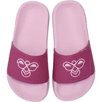 Hummel Pool Slide VC JR Badeschuhe Badelatschen Badeschlappen rosa/pink 228010-3764, Schuhgröße:37 EU