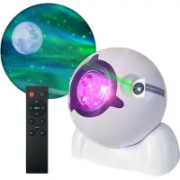Music - Nordic Lights Stars Projector - Colour Changing LEDs - 185 mm
