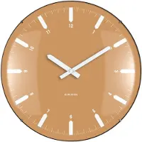 Karlsson - Wanduhr Realista Dome - Gelb - 35x35x35cm