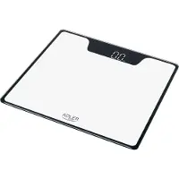 Adler AD 8174W, Elektronische Personenwaage, 180 kg, 100 g, Weiß, kg / lb, Rechteck