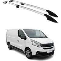 Omtec Dachreling D5225933 Fahrzeugdach beidseitig für FIAT TALENTO Kasten (296) Aluminium