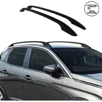 Omtec Aluminium Dachreling Relingträger für VW Tiguan mk2 2016-2024 Schwarz 2tlg