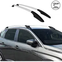 Omtec Aluminium Dachreling Relingträger für Ford Focus Fünftürer 1998-2005 Silber 2x