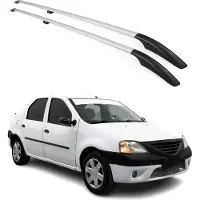 Omtec Dachreling 2008933 Fahrzeugdach beidseitig für DACIA LOGAN (LS) Aluminium