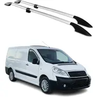 Omtec Dachreling 2522933L Fahrzeugdach beidseitig für FIAT Scudo (270, 272) Aluminium