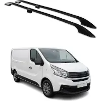 Omtec Dachreling D5225933B Fahrzeugdach beidseitig für FIAT TALENTO Kasten (296) Aluminium