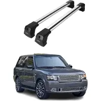 Omtec Dachträger Grundtäger für Land Rover Range Rover L322 2001-2012 75kg Alu Grau 2x