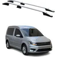 Omac Dachreling 7566930 Fahrzeugdach beidseitig für VW CADDY IV Kombi (SAB, SAJ) Aluminium