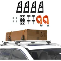 Omac Adapter Dachträger 9797920-C oben für VW Transporter V Bus (7HB, 7HJ, 7EB, 7EJ, 7EF, 7EG, 7HF, 7EC) 3m
