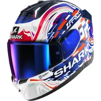Shark Skwal i3 Replica Zarco GP Helm, weiß/blau/rot, XS (53/54)