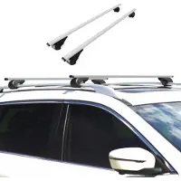 Omtec Dachträger Gepäckträger für Nissan Kubistar X80 2004-2007 Metall Grau