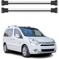 Omac Dachträger Grundtäger für Citroen Berlingo 2008-2018 75kg Aluminium Silber 2x