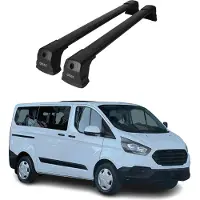 Omtec 2624913B Dachreling Dachträger Aluminium 75 kg Max für FORD Tourneo Custom V362 Bus (F3)