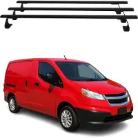 Omtec Dachträger Grundtäger für Ford Tourneo Connect 2021-2026 75kg Schwarz 3 tlg