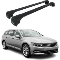 Omac 7545916B Dachreling Dachträger Aluminium 75 kg Max für VW Passat Limousine (3G2, CB2)