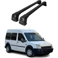 Omtec 2620913H2B Dachreling Dachträger Aluminium 75 kg Max für FORD TRANSIT CONNECT (P65, P70, P80)