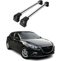 Omac 4605913 Dachreling Dachträger Aluminium 75 kg Max für MAZDA 3 (BK) für ALFA ROMEO 33 (907A)